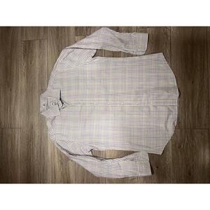 Peter Millar Men's Large Dress Shirt Multi-Color Check